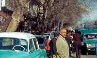 تصویری قدیمی از خیابان ناصرخسرو، مردم شهر و خودروهای عتیقه!
