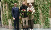 زن ستاره پرسپولیس محجبه شد