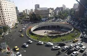 عکس تماشایی و پربازدید از میدان ولیعصر تهران