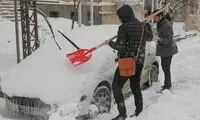 ارتفاع برف در این نقطه به ۸۷ سانتی‌متر رسید