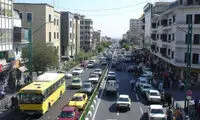 عکسی از ایجاد حفره سه متری در خیابان پاسداران 