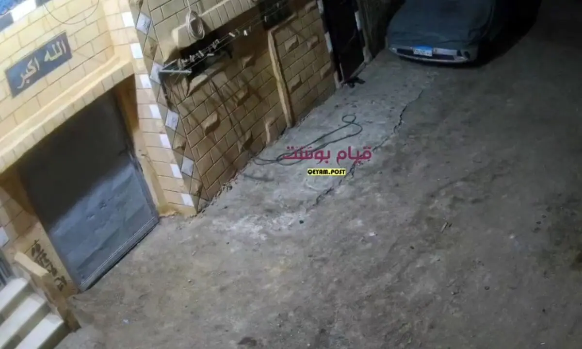 لحظه وقوع زلزله 5.5 ریشتری در مصر