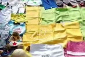 ویدئو توجه‌برانگیز از نمایش سیسمونی یک نوزاد در کوچه