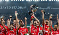 هنرنمایی سردار آزمون در جشن قهرمانی شباب الاهلی