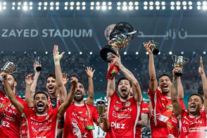 هنرنمایی سردار آزمون در جشن قهرمانی شباب الاهلی