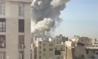 تصاویری از انفجار در محدوده مرکز تهران