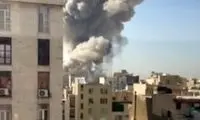 تصاویری از انفجار در محدوده مرکز تهران