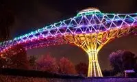 نمای پل طبیعت شبانه تغییر کرد