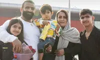 تصویر جدید گرگ پارسی به همراه همسر و فرزندانش