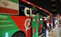 تیم ملی در قطر با این اتوبوس تردد می‌کند