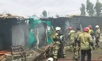 بازار گل تهران بار دیگر طعمه آتش شد