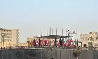تصویر سوال‌برانگیز از یک جایگاه ویژه در میدان انقلاب