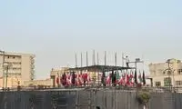 تصویر سوال‌برانگیز از یک جایگاه ویژه در میدان انقلاب