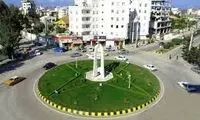 دیوارنگاره معناداری که در میدان فلسطین نصب شد