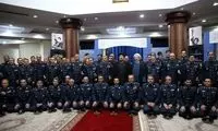 دیدار فرمانده و کارکنان نیروی هوایی ارتش با سید حسن خمینی