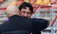 استقبال گرم منصوریان از مازیار و پژمان