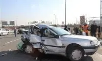 برخورد مرگبار دو پژو در بزرگراه آزادگان