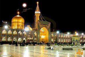 قاب خاصی که امشب از حرم امام رضا(ع) ثبت شد