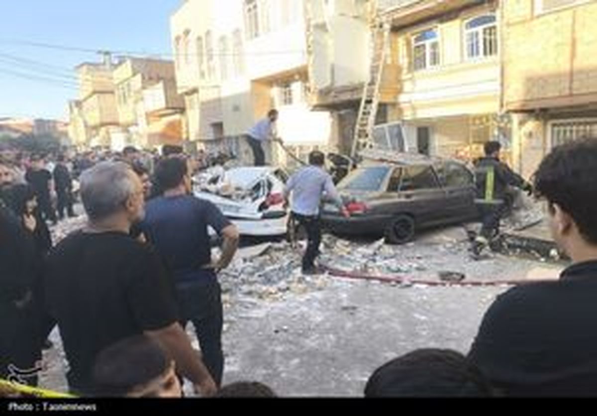 گزارش صداوسیما از شدت حادثه انفجار در قم