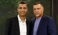 علی دایی توسط فردوسی‌پور غرق بوسه شد