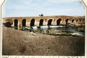 تصاویر رنگی از کشف‌رود مشهد در عصر قاجار