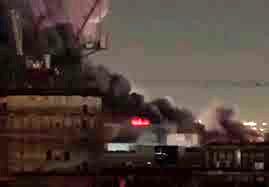 آتش‌سوزی مهیبی که داعش در مسکو به‌پا کرد