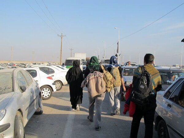  وضعیت شوک‌آور زائران ایرانی در مرز عراق