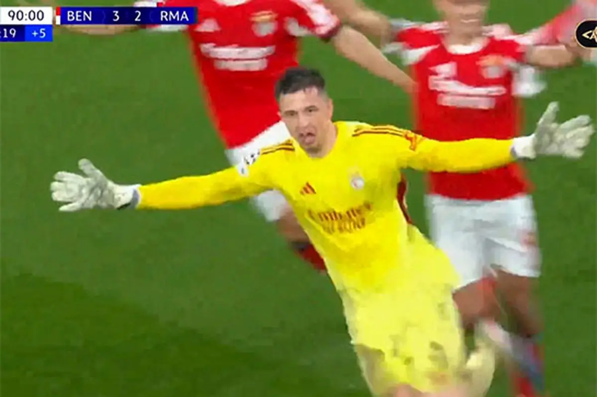 گلزنی دروازه بان بنفیکا برابر رئال مادرید همه را شوکه کرد