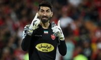 تیپ متفاوت بیرانوند در جشن قهرمانی پرسپولیس