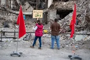 تصاویر تازه از نقطه مورد اصابت در محدوده رسالت