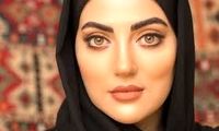 تیپ عجیب بازیگر شب‌های مافیا در اکران یک فیلم
