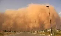 طوفانِ عظیم شن در شرق اسرائیل