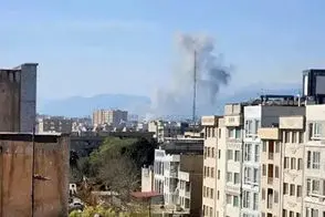 وضعیت منطقه محل انفجار در حوالی میدان رسالت