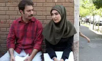 تمرین یوگای بازیگر سریال فاصله‌ها در جاده برفی
