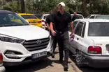 احمدرضا عابدزاده در مراسم خاکسپاری اکبر عبدی