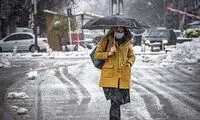 بارش برف، خودروهای این شهر را مفقود کرد!