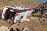 واژگونی خونین مینی‌بوس حامل دانش‌آموزان در بوشهر