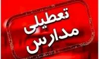 بارش سنگین برف دانش آموزان این شهر را خانه‌نشین کرد!