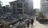 ویدئو آخرالزمانی از خان‌ یونس پس از بمباران اسرائیل