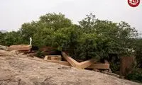خانۀ مدرنی که مثل مار زیر صخره پنهان شده!