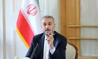 عکسی از امیرعبداللهیان در بیمارستانی در تهران