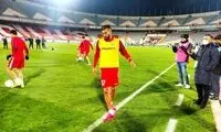 رامین رضاییان روبروی درب خروج پرسپولیس