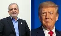 ترامپ عکس پزشکیان را در صفحه‌اش پست کرد