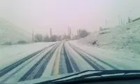 جاده‌های شمالی فردا برفی و بارانی است