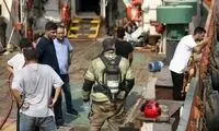 آتش سوزی در یک کشتی تفریحی در کیش