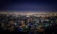 رویت شی رنگی مرموز در آسمان امشب تهران