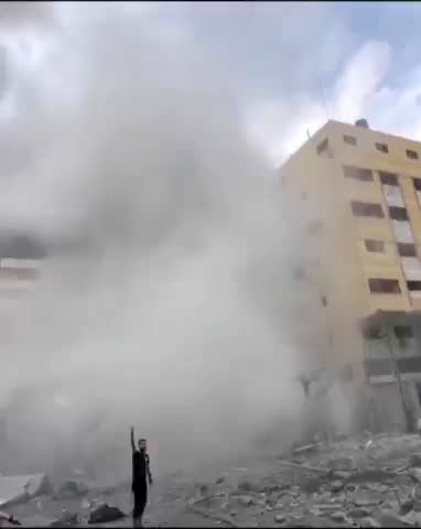 ویدئویی از دور جدید حملات اسرائیل به نوار غزه