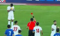 شوک به تیم‌ملی؛ بازی شروع نشده ایران ۱۰نفره شد
