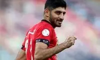 لحظه گل دوم پرسپولیس به تراکتور توسط ترابی