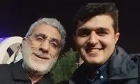 سلفی خبرنگار صداوسیما با سردار قاآنی در فرودگاه
